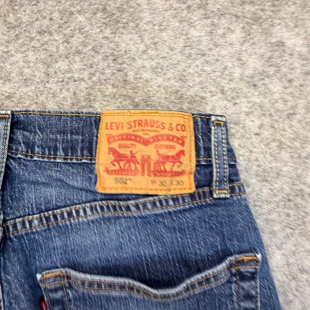 Lot of 3 Levi's 541 502 Tapered Jeans Men's 30x30 Blue Brown Work Pants Denim